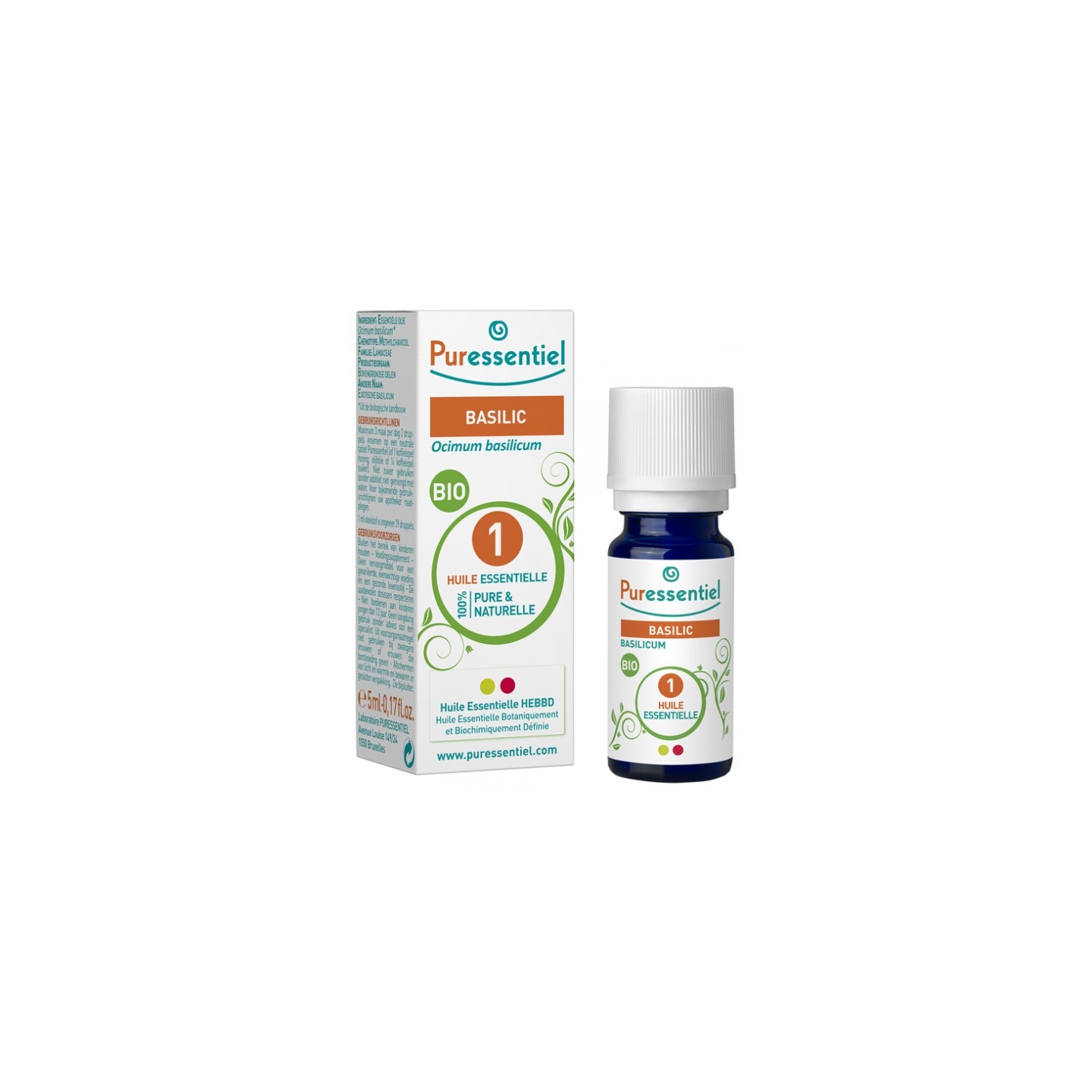 Puressentiel Huile essentielle Basilic Bio - 5ml