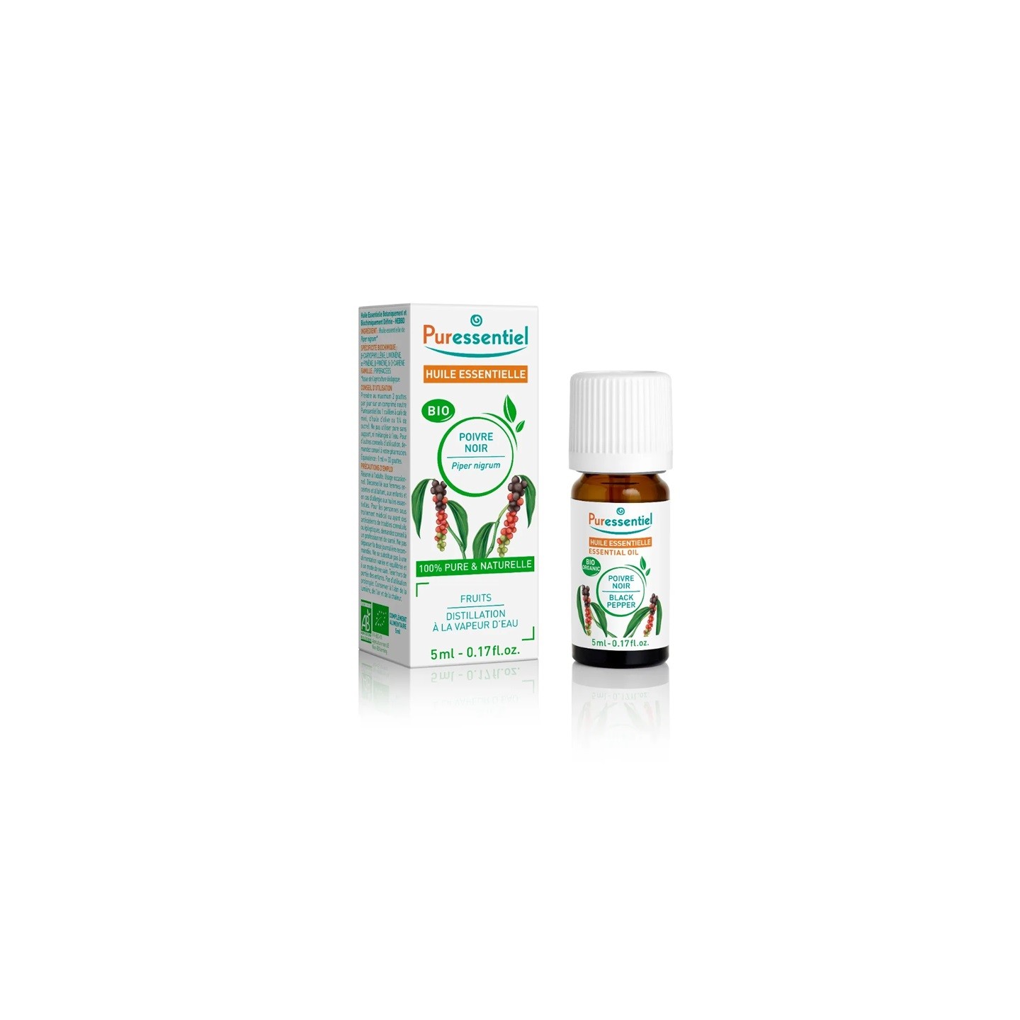 Puressentiel Huile essentielle Poivre Noir Bio - 5ml