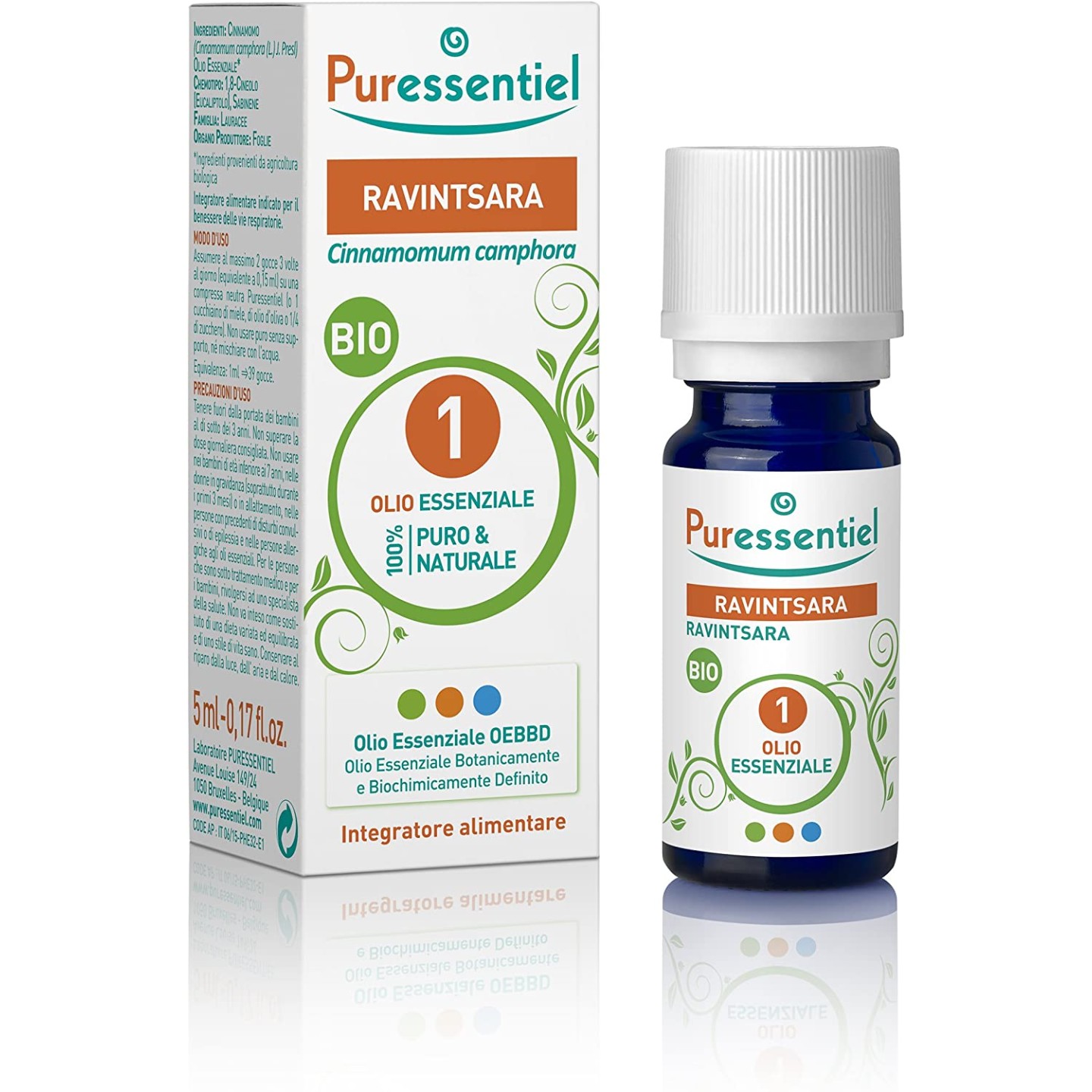 Puressentiel Huile Essentielle Ravintsara Bio 5ml