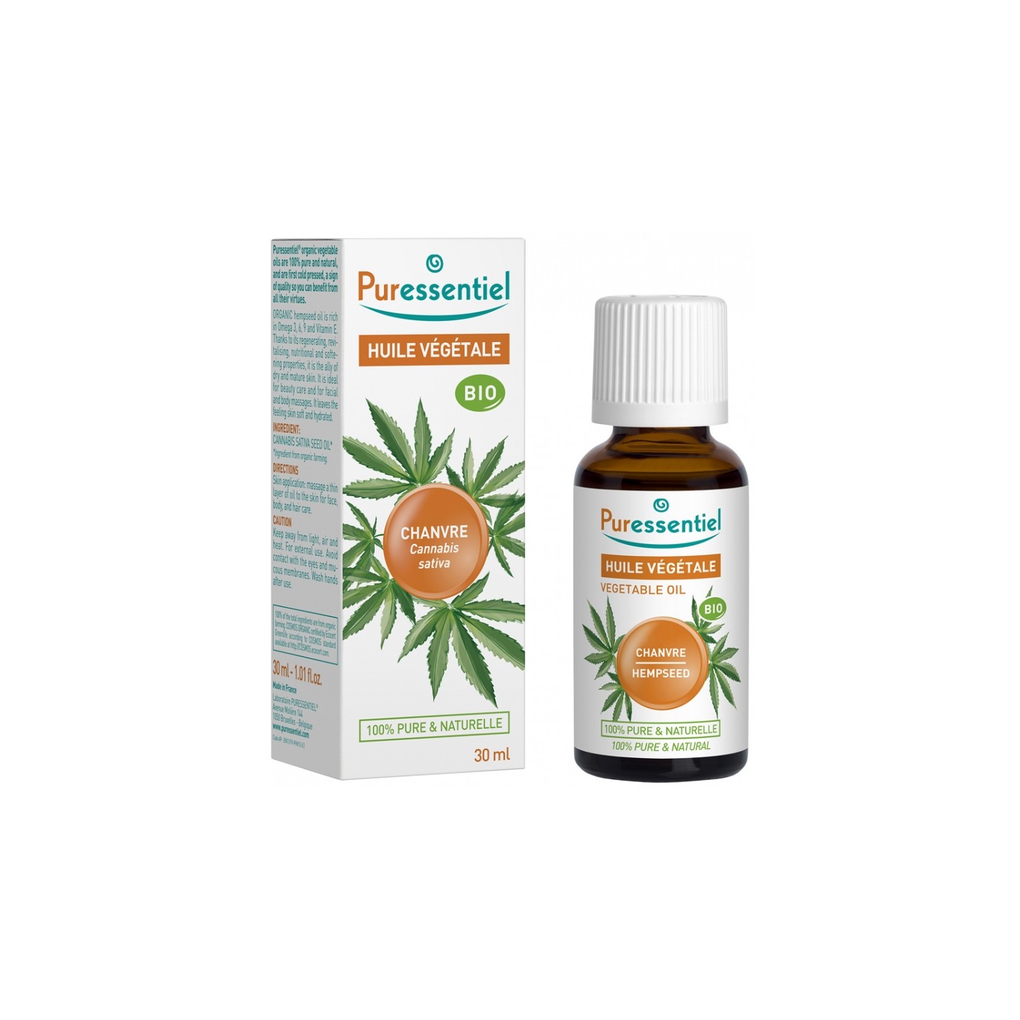 Puressentiel Huile végétale Chanvre Bio - 30ml