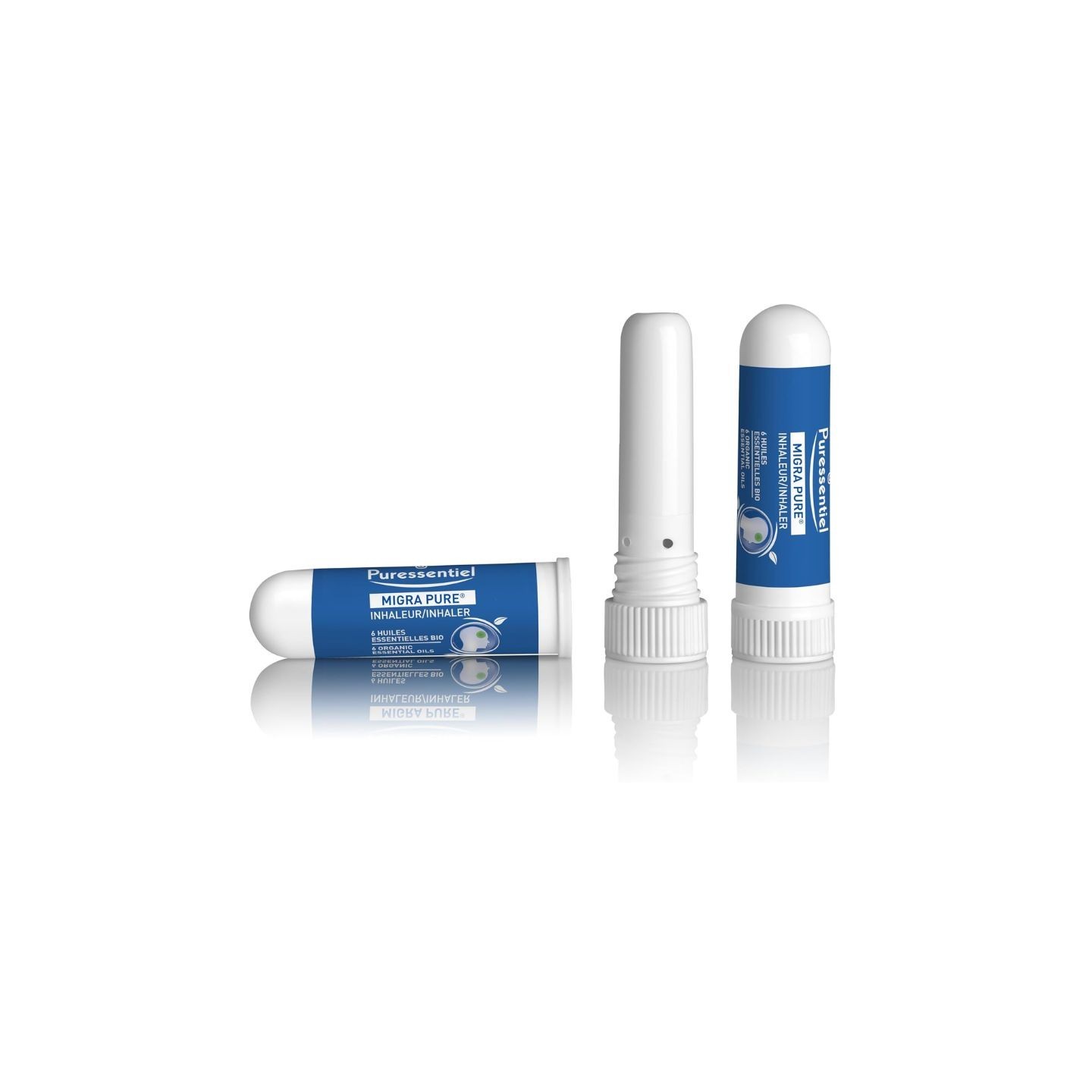 Puressentiel Migra Pure Inhaleur 6 huiles essentielles Bio - 1ml