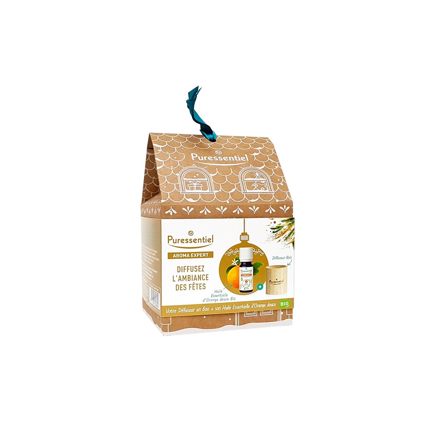 Puressentiel Mon coffret Aroma diffuseur orange douce - Diffuseur en bois
