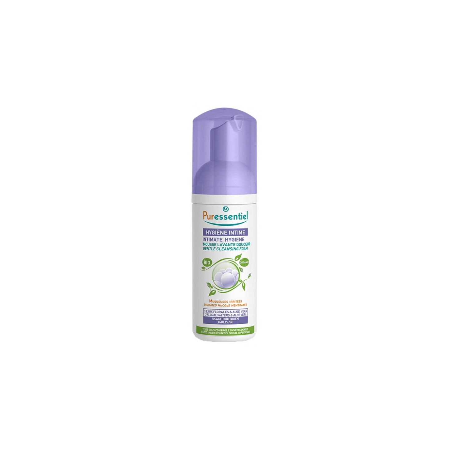 Puressentiel Mousse lavante douceur hygiène intime Bio - 150ml
