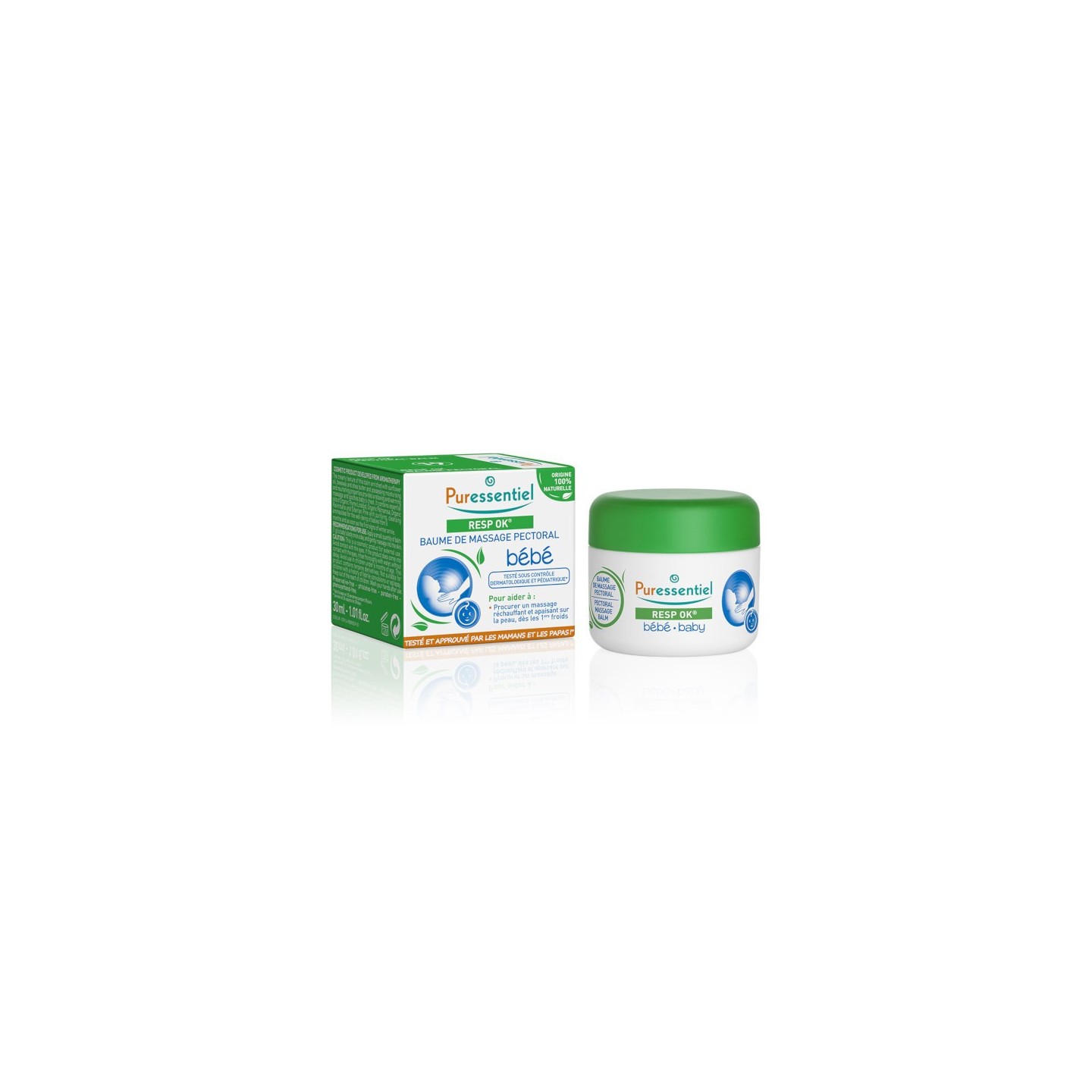 Puressentiel Resp'OK Baume de massage pectoral Bébé - 30ml