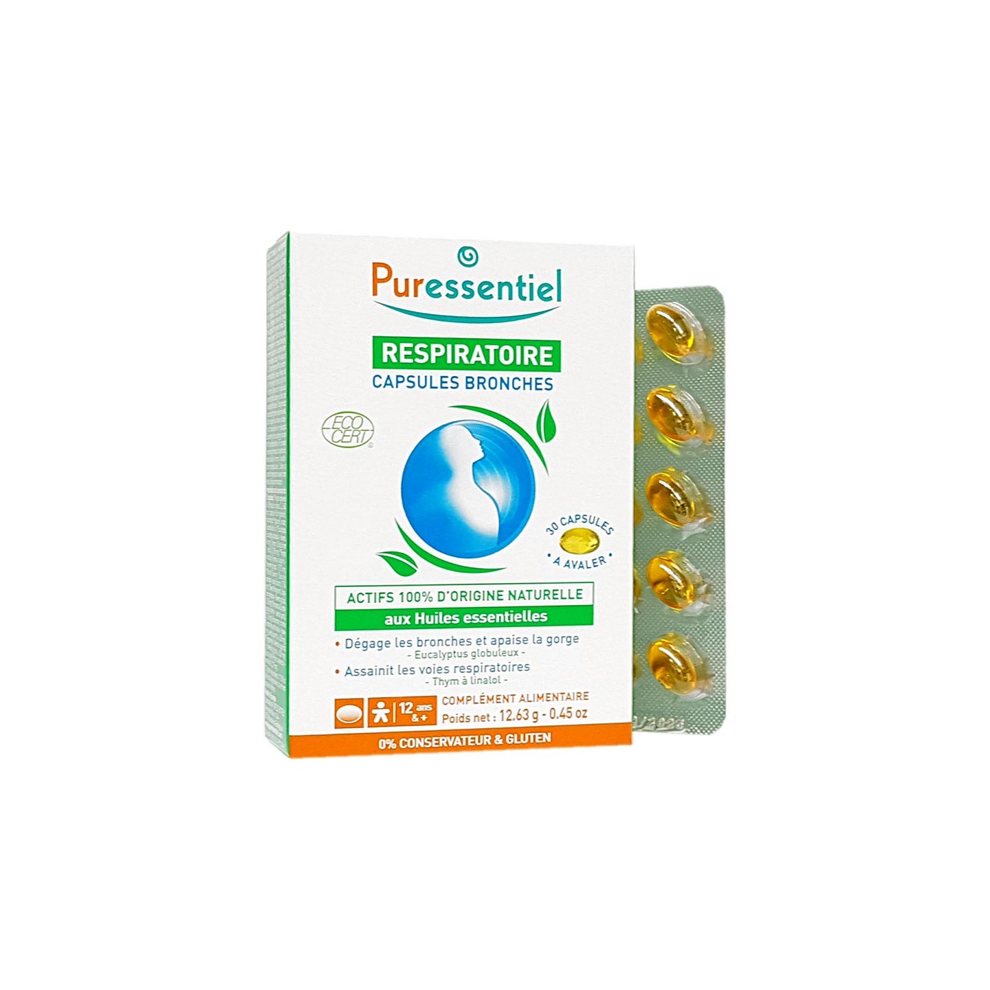 Puressentiel Respiratoire Capsules bronches - 30 capsules