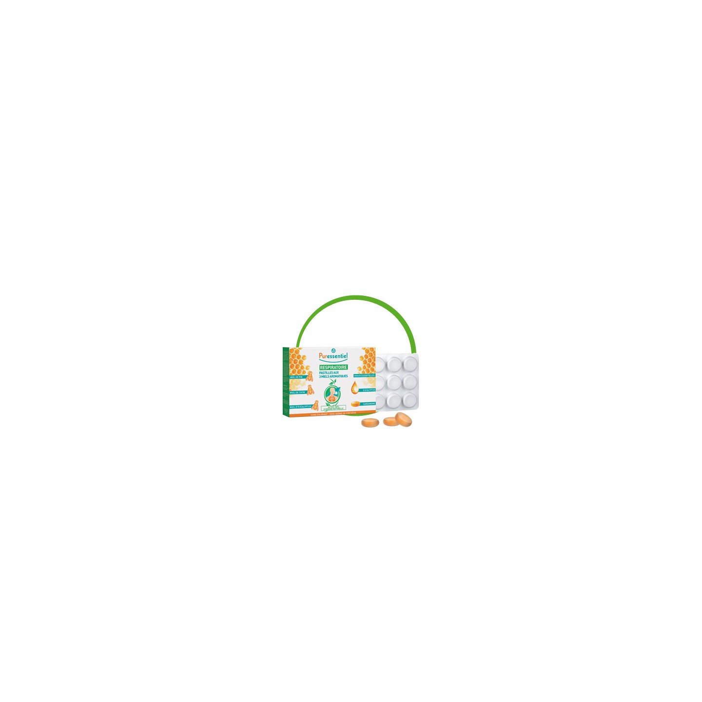 Puressentiel Respiratoire Pastilles 3 Miels aromatiques x 24