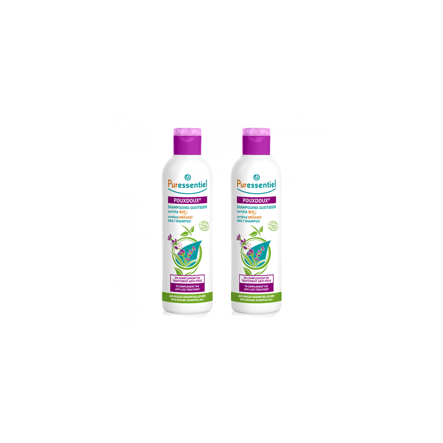 Puressentiel shampooing anti poux LOT 2 x 200ml