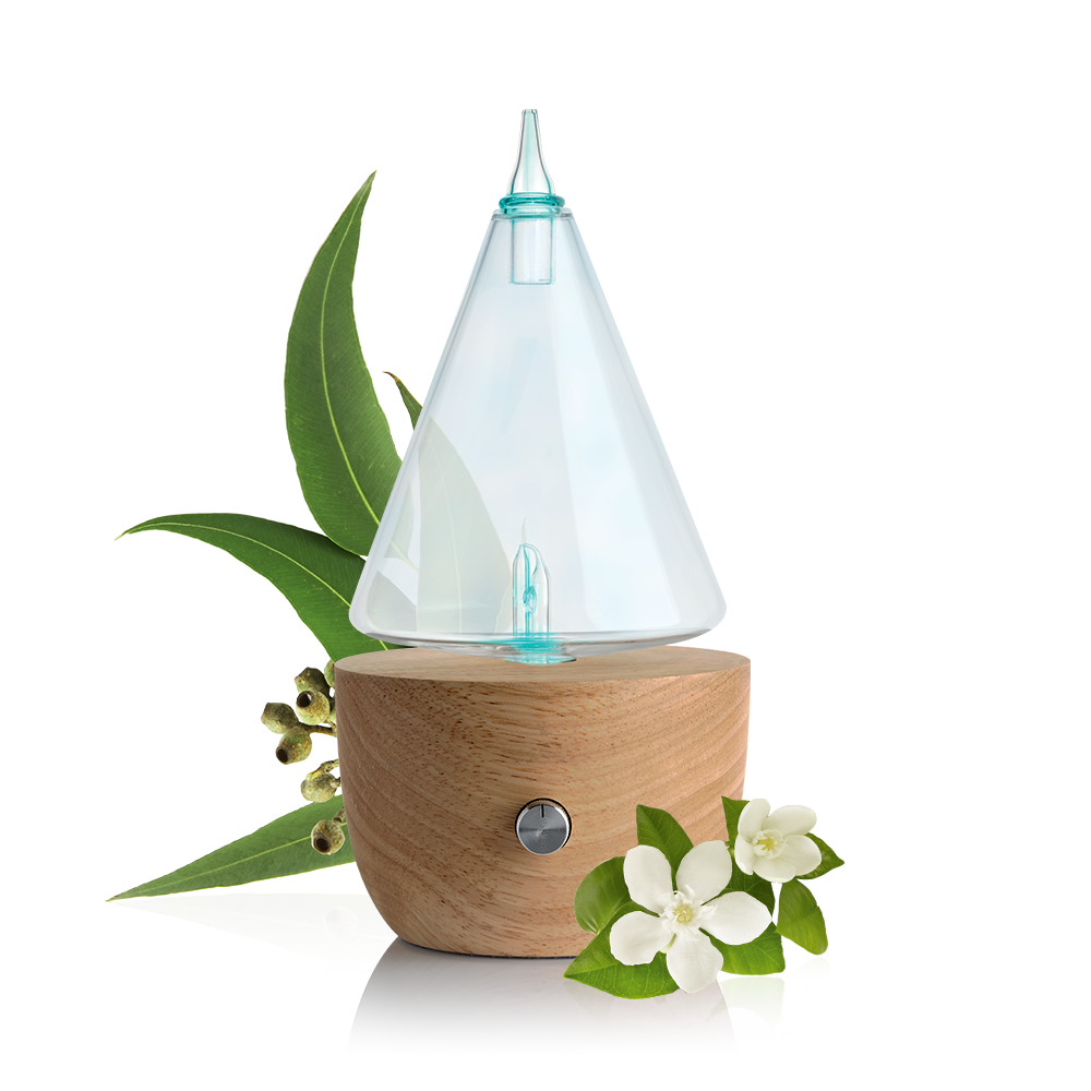 Diffuseur à Nébulisation en Bois Naturel I'CONIC