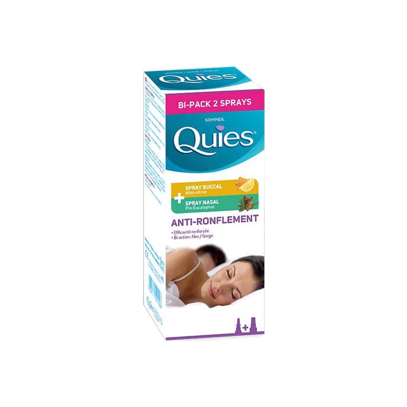 Pharmacie Bastille - Quies Anti-Ronflement bi-pack 85ml