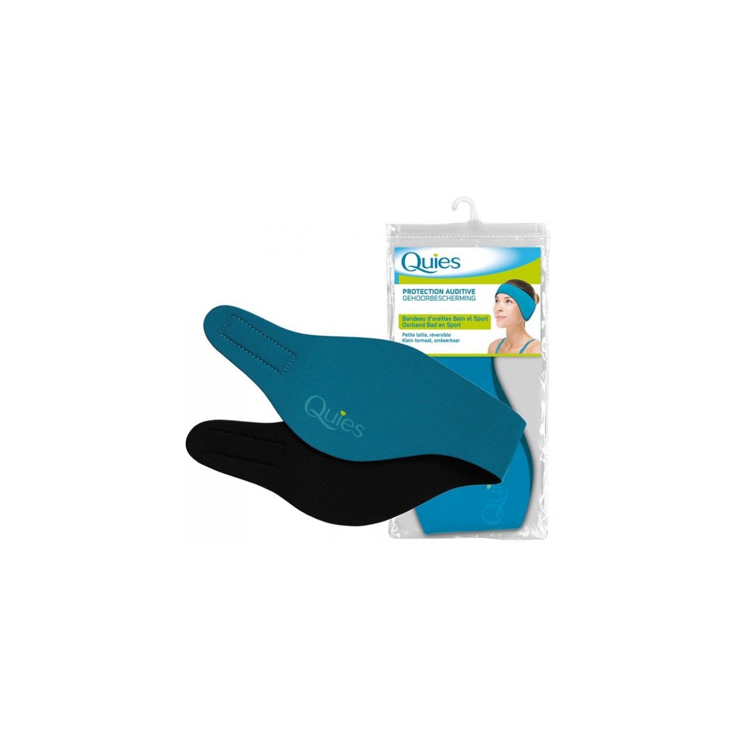 Quies Bandeau d'oreilles bain et sport - Taille L - 52cm