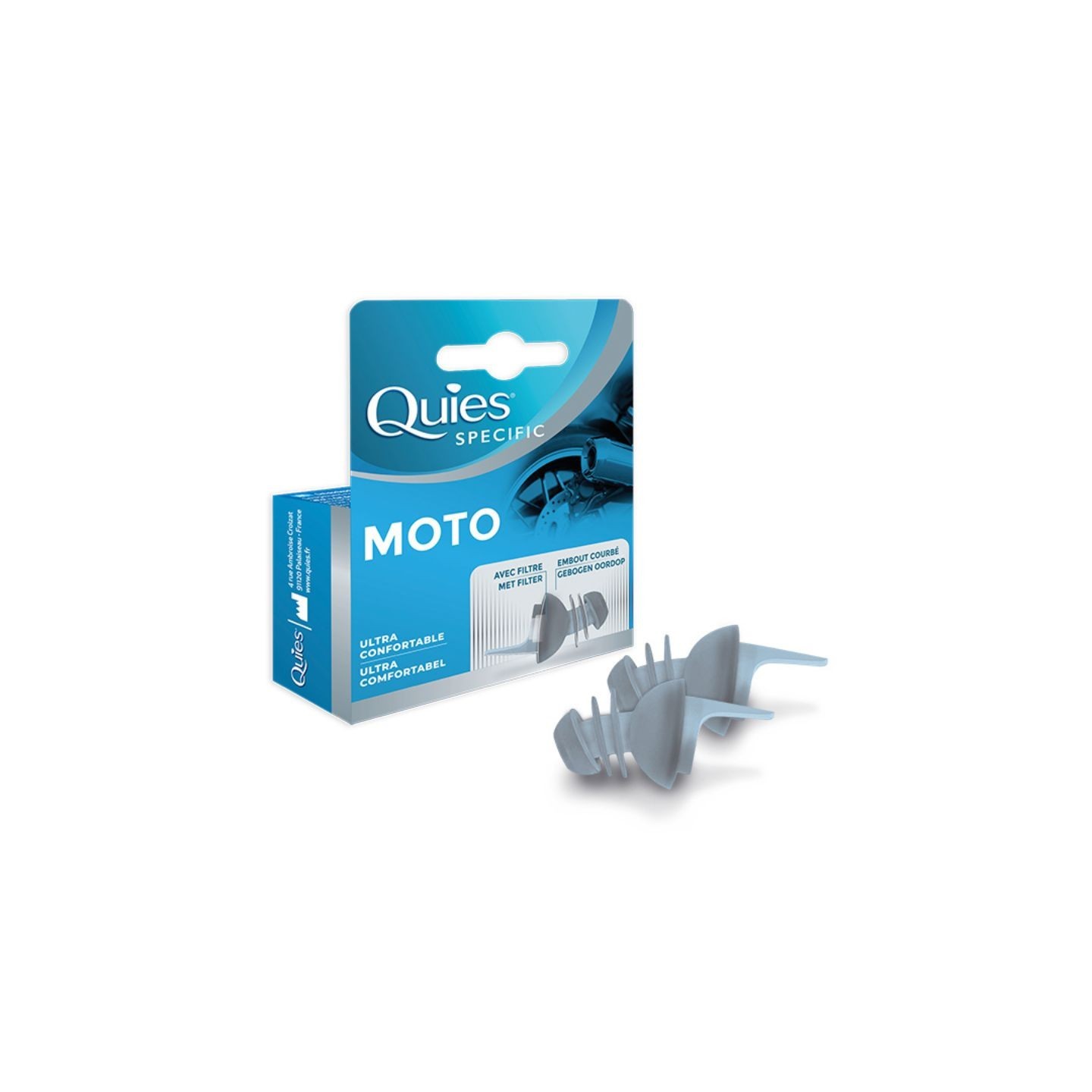 Quies Specific Protection auditive moto - 1 Paire