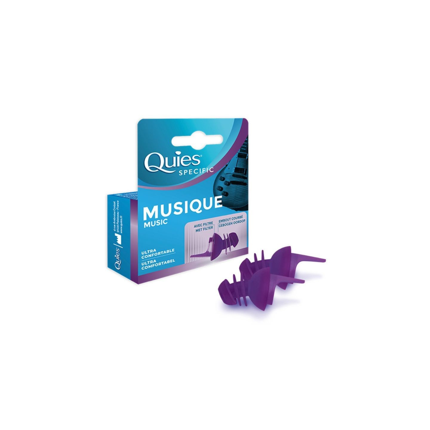 Quies Specific Protection auditive musique - 1 Paire