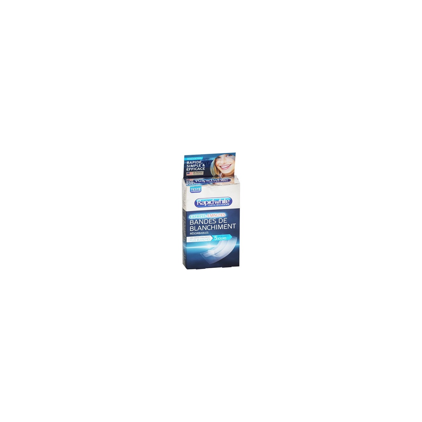 Rapid white Strips de Blanchiment 14 strips