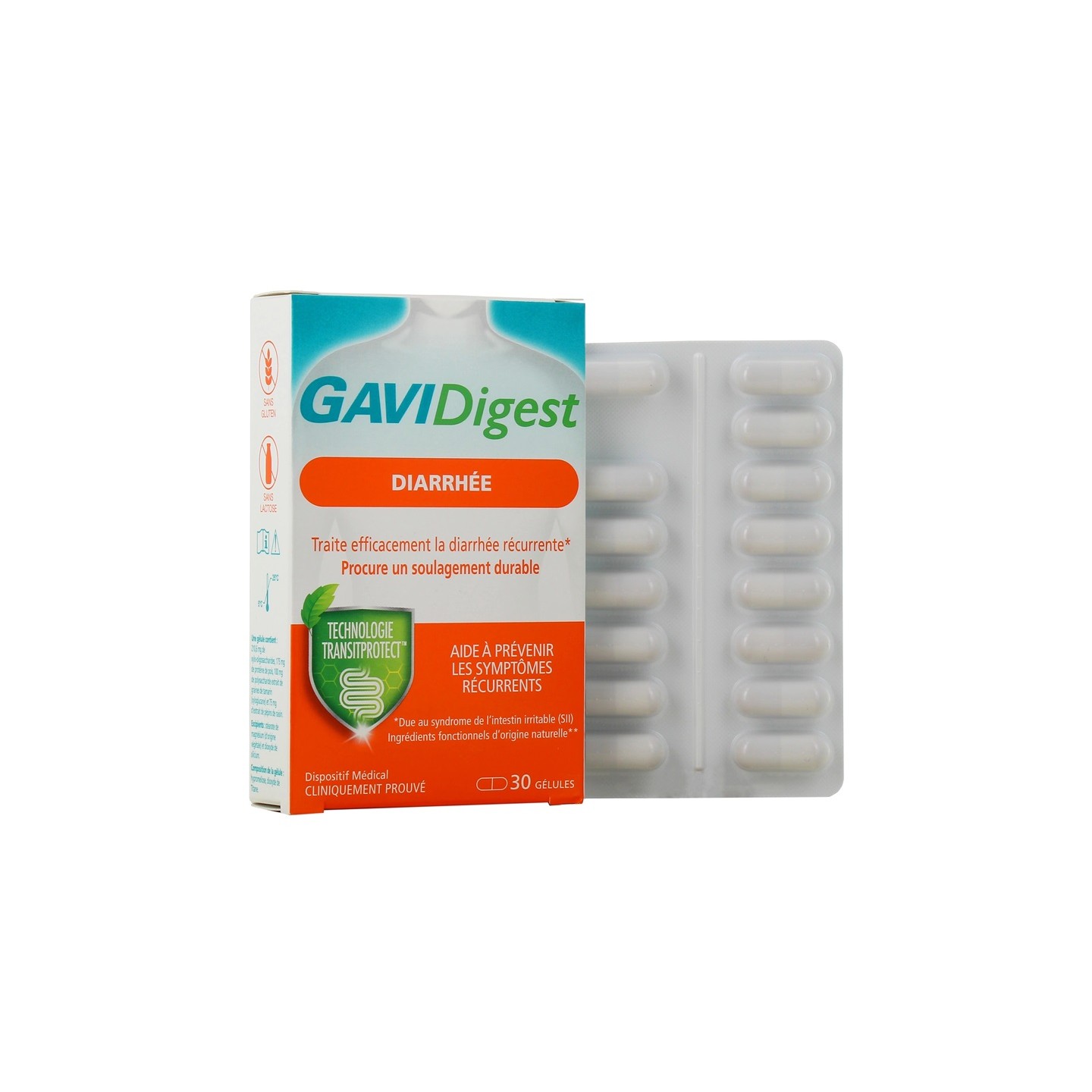 Reckitt & Benckiser GAVIDigest Diarrhée - 30 gélules