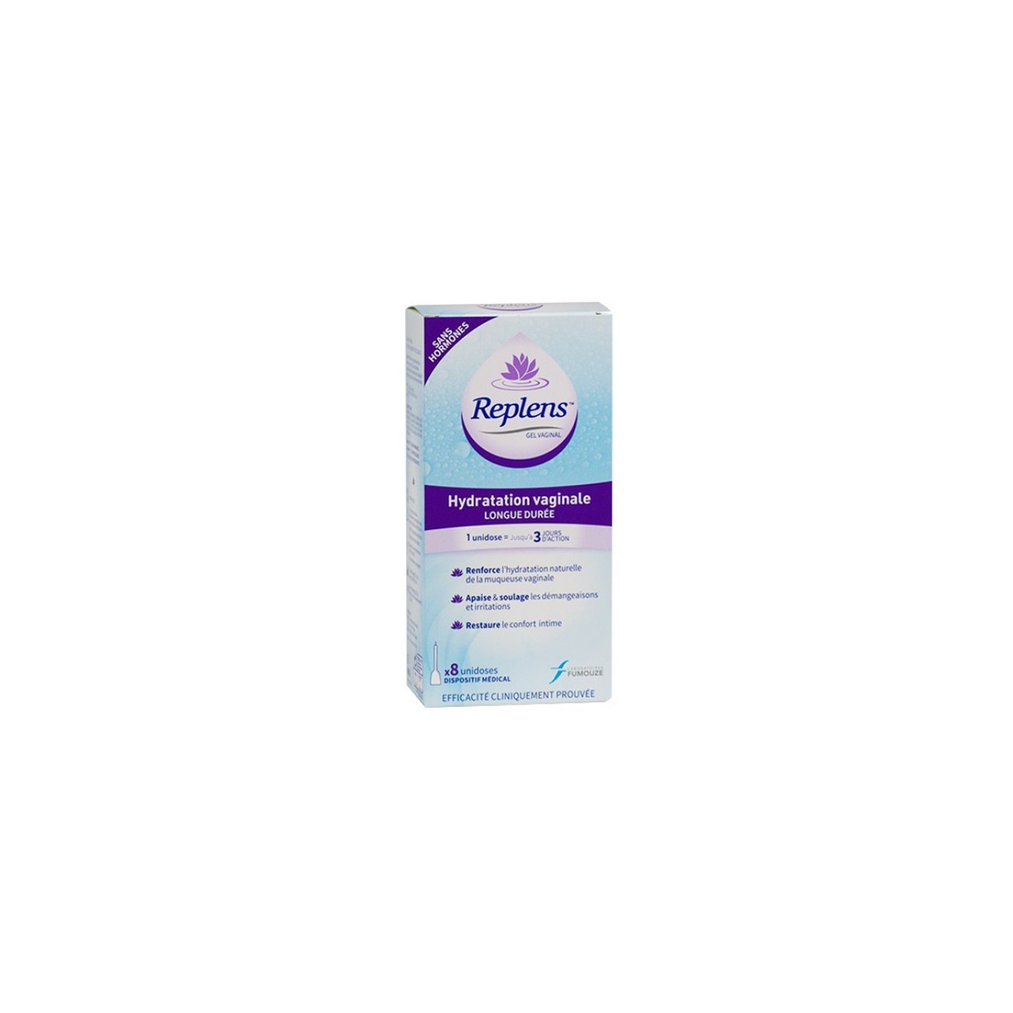 Replens gel vaginal boite de 8