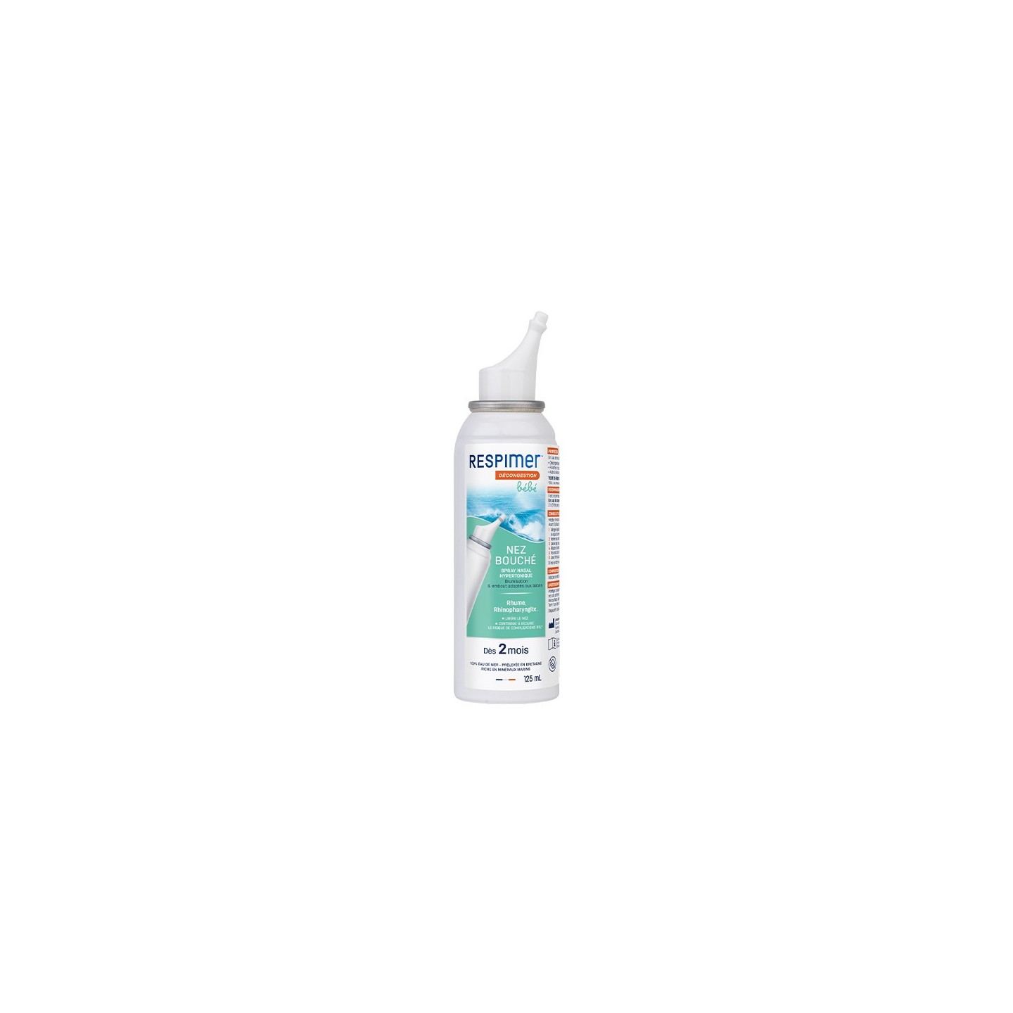 Respimer Décongestion Spray nasal hypertonique bébé - 125ml