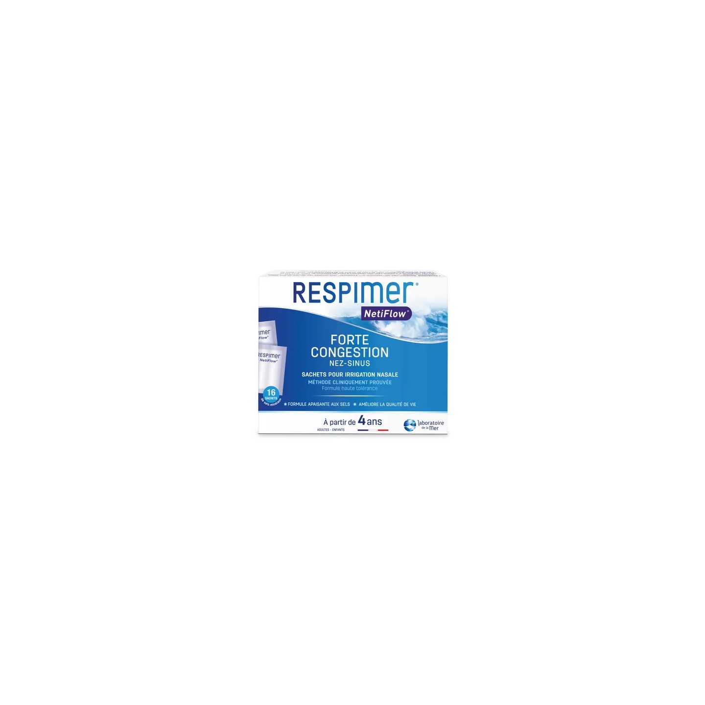 Respimer Netiflow Sachets pour irrigation nasale - 16 sachets