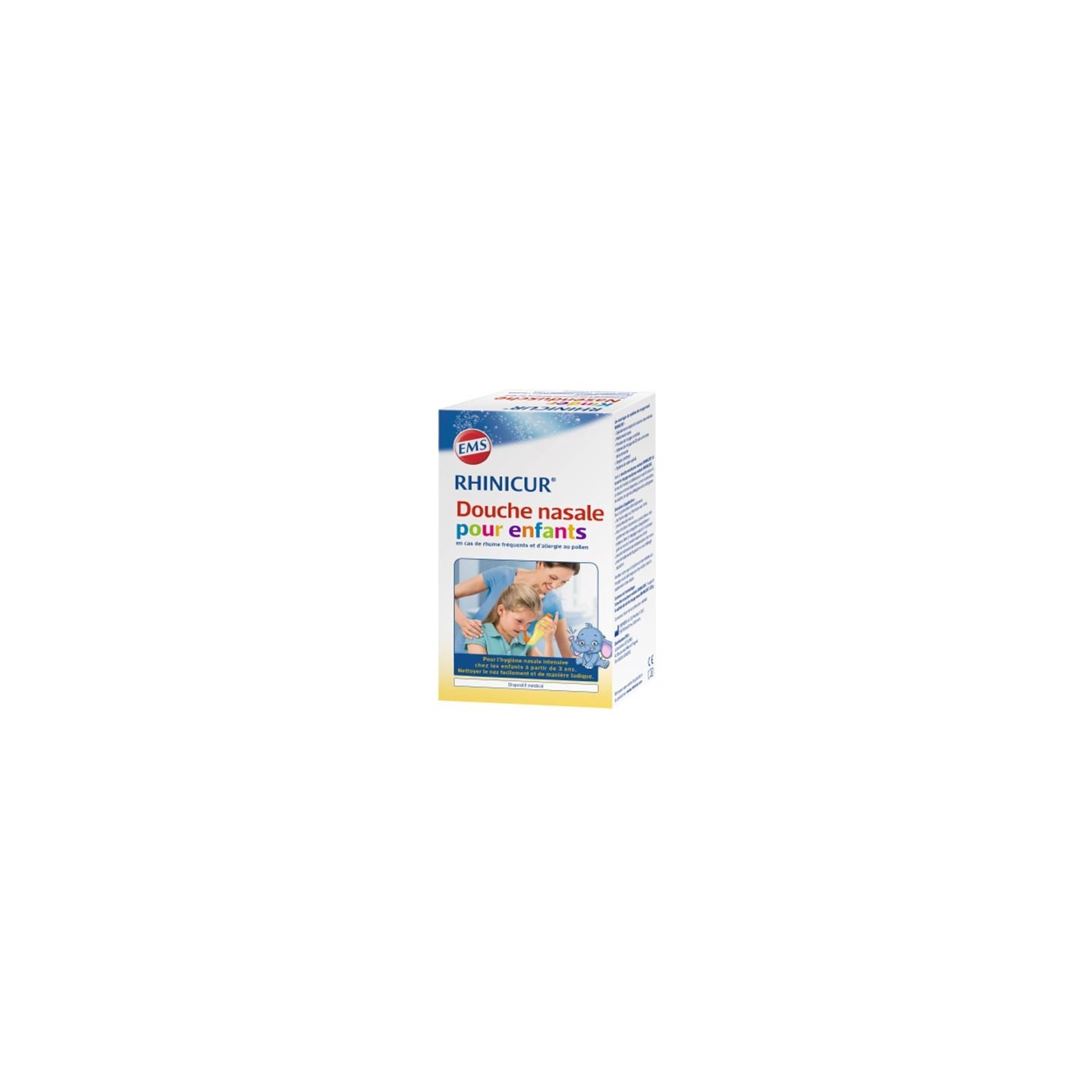 Rhinicur Douche Nasale + Sel de Rinçage Enfants- 4 sachets