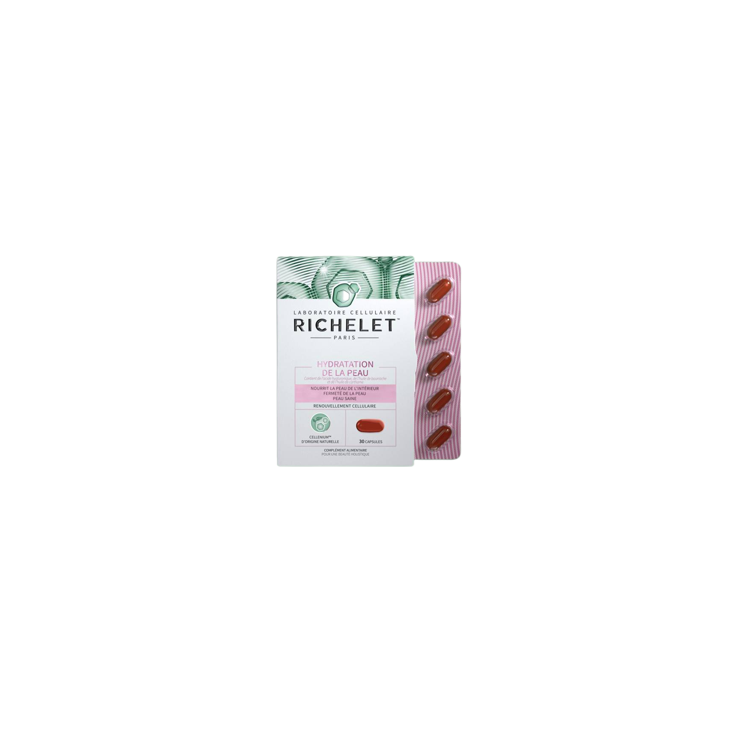 Richelet Hydratation de la peau - 30 capsules