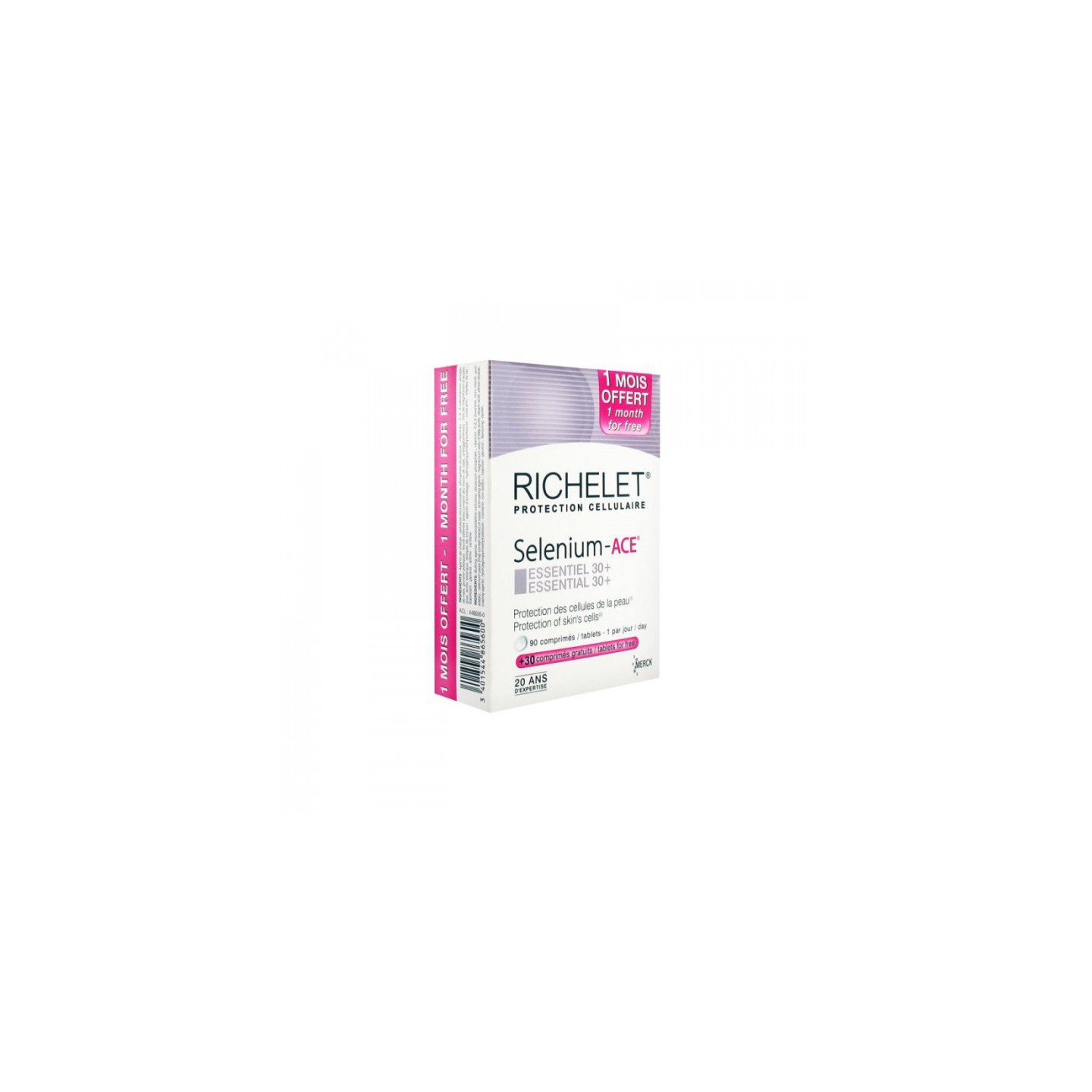 Richelet Selenium ACE Essentiel 30+ 90 comprimés +30 gratuits
