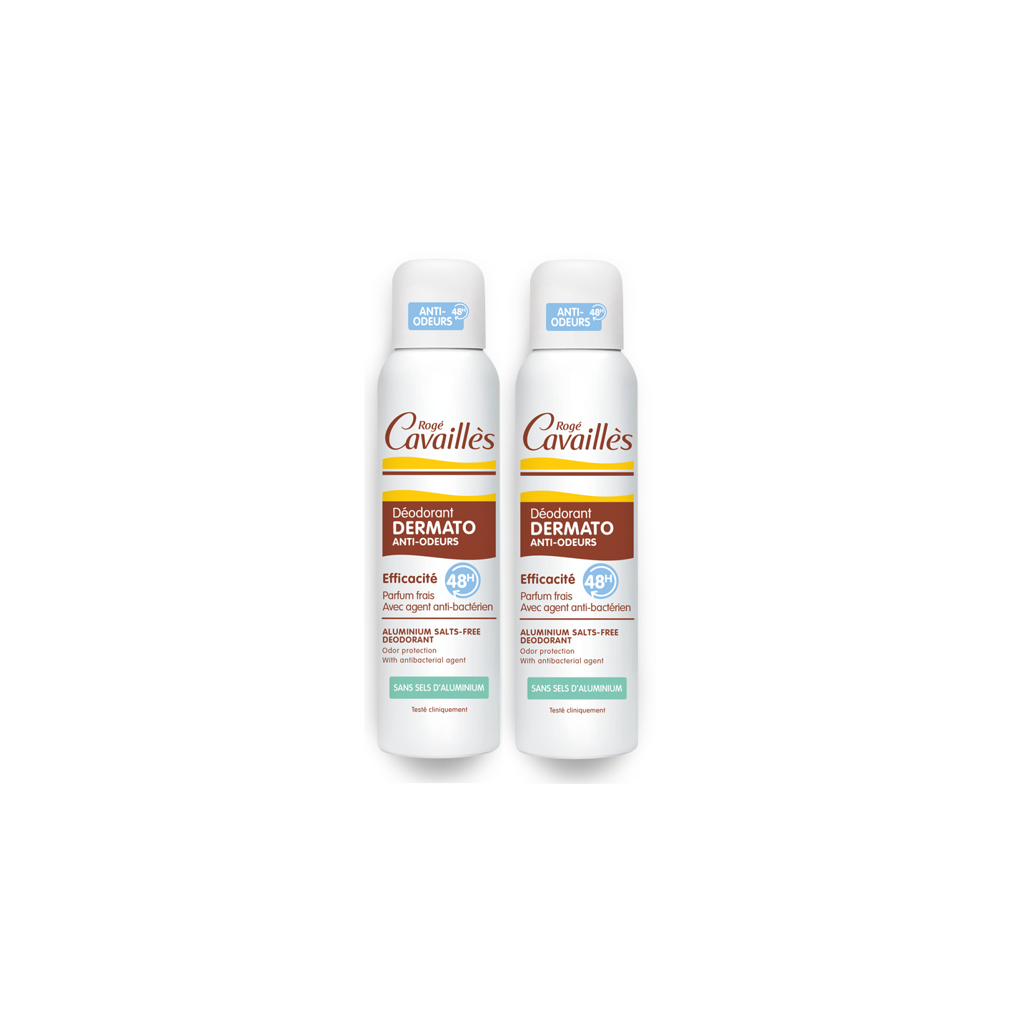 Rogé Cavaillès Déodorant dermato anti-odeurs 48h spray - 2 x 150ml
