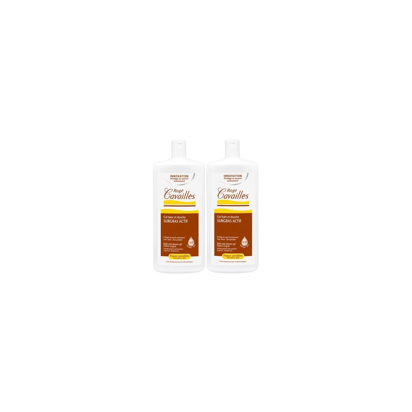 Rogé Cavaillès Gel bain douche surgras actif l'Original - 2 x 400ml