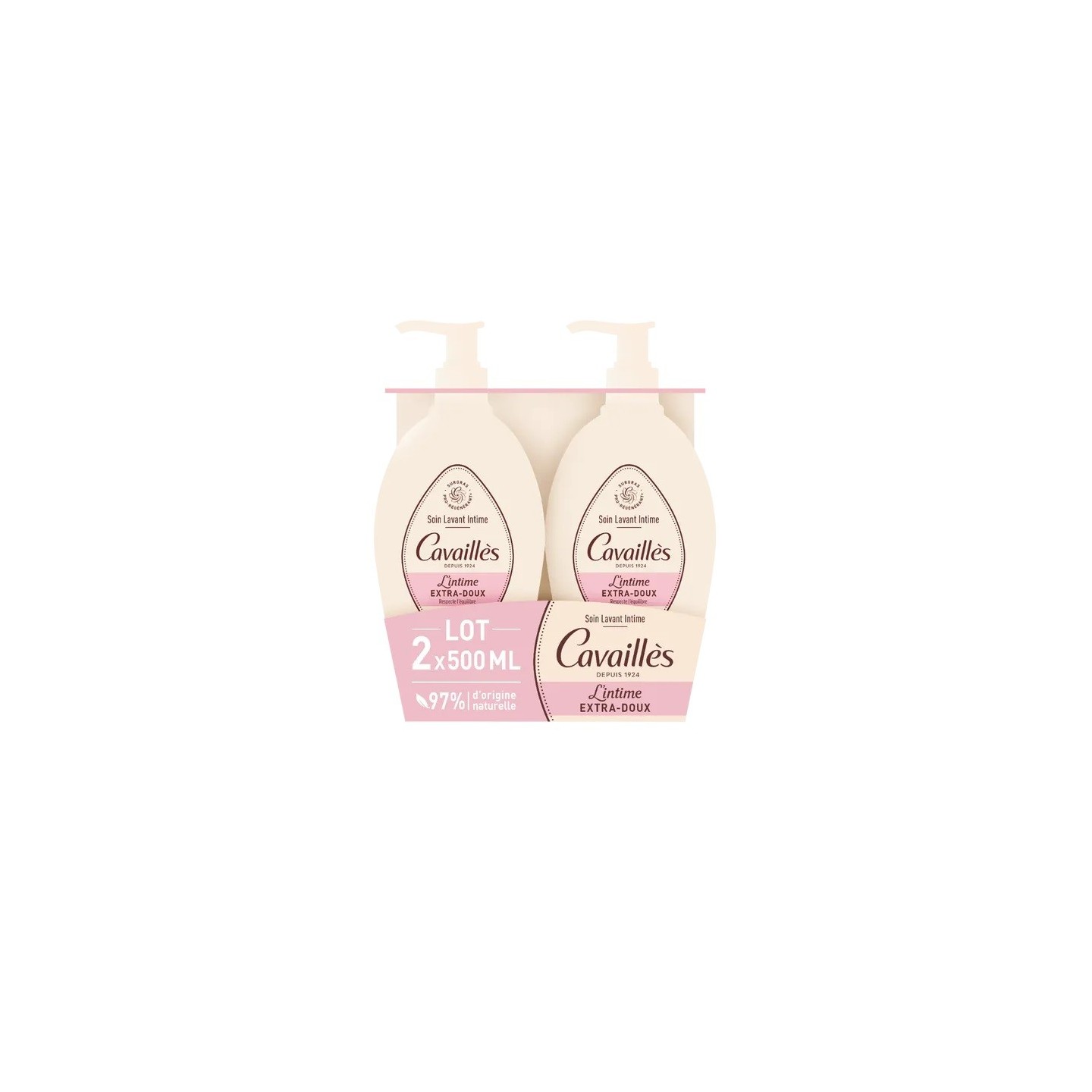 Rogé Cavaillès L'intime Extra-Doux Soin lavant intime extra-doux - 2x500ml