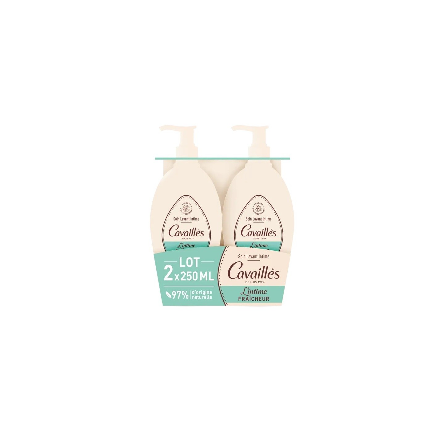 Rogé Cavaillès L'intime Fraîcheur Soin lavant intime - 2x250ml
