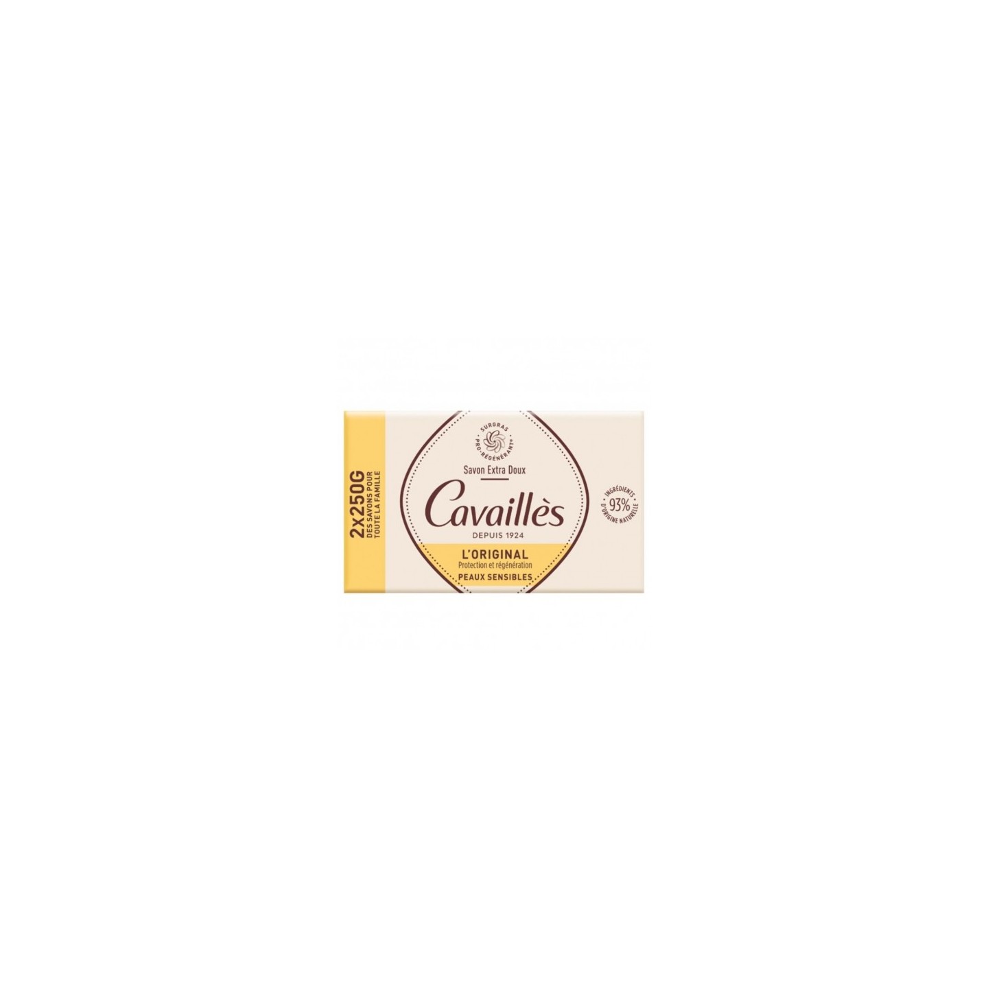Roge cavailles savon surgras visage et corps lot de 2