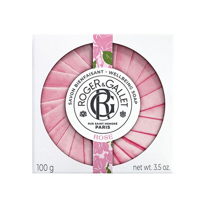 Pharmacie Bastille - Roger & Gallet savon bienfaisant Rose 100gr