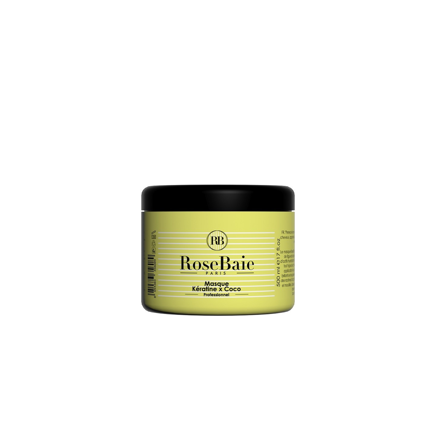 RoseBaie Masque kératine et huile de coco - 500ml