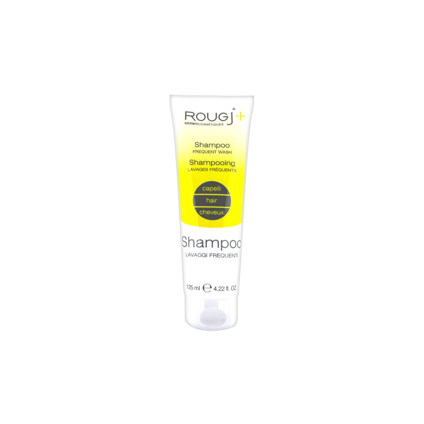 Rougj+ Shampoing Lavages Fréquents 125ml