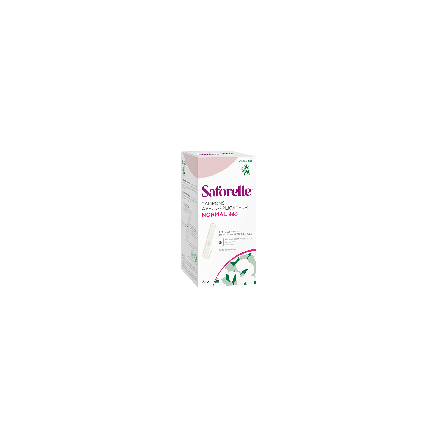Saforelle Tampons avec applicateur normal x16