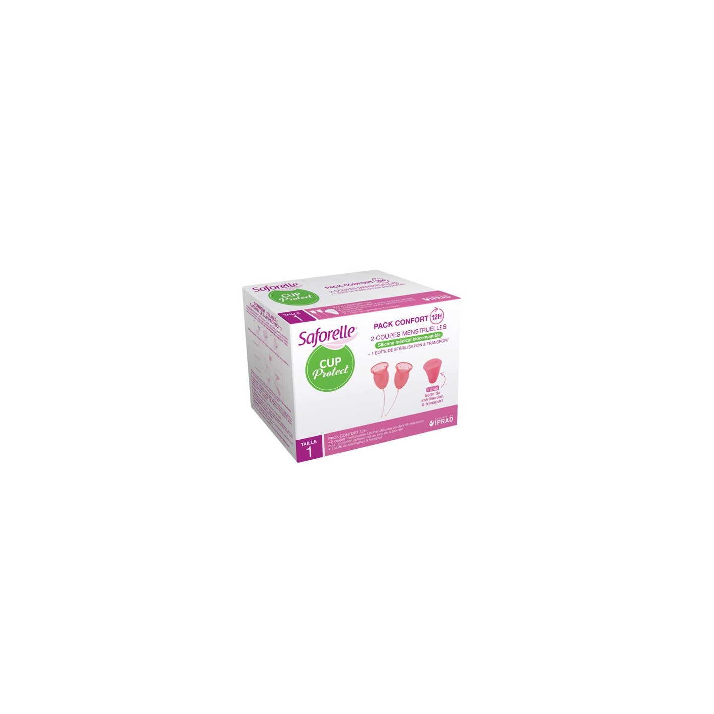 Saforelle Cup Protect taille 1 - 2 coupes menstruelles