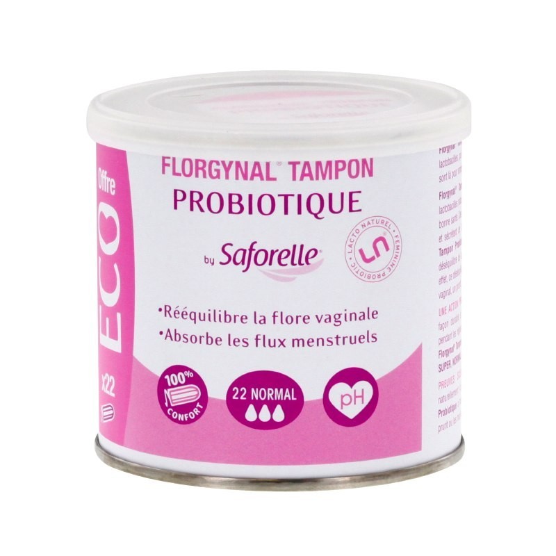 Pharmacie Bastille - Saforelle Florgynal probiotique normal 22 tampons
