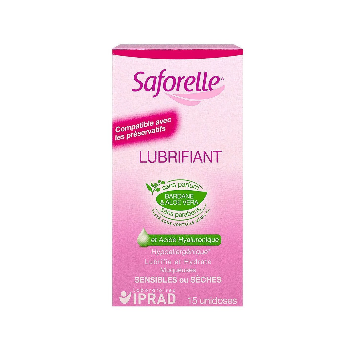 SAFORELLE lubrifiant unidose X15