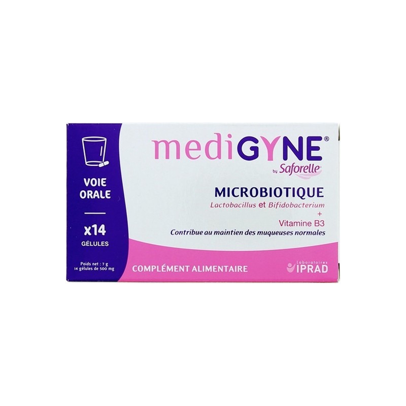 Pharmacie Bastille - Saforelle Medigyne Microbiotique 14 gélules