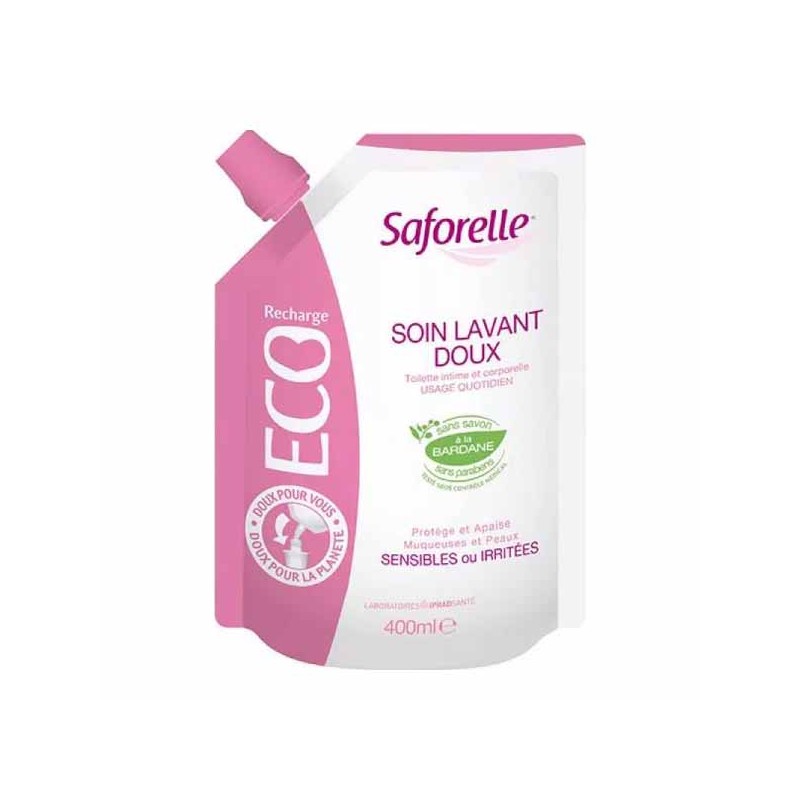Pharmacie Bastille - Saforelle soin lavant doux éco recharge 400ml