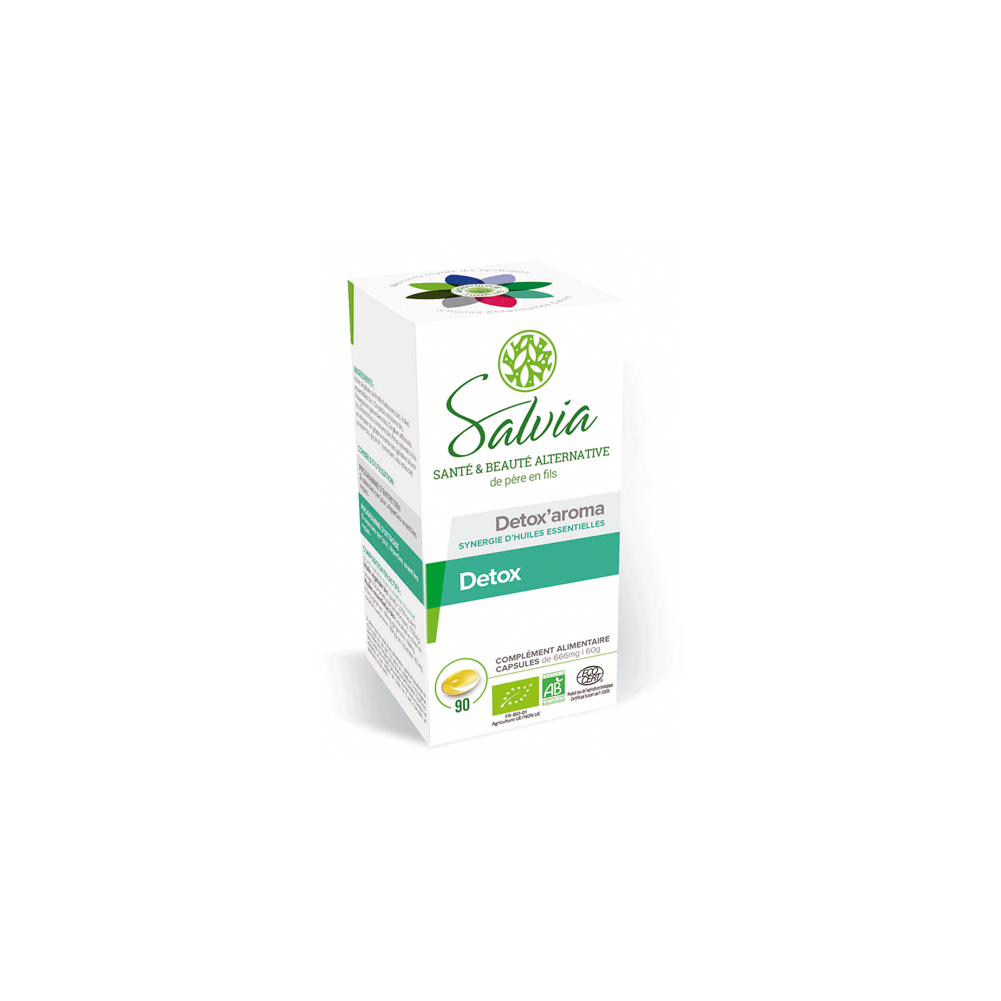 Salvia Détox'Aroma - 90 capsules