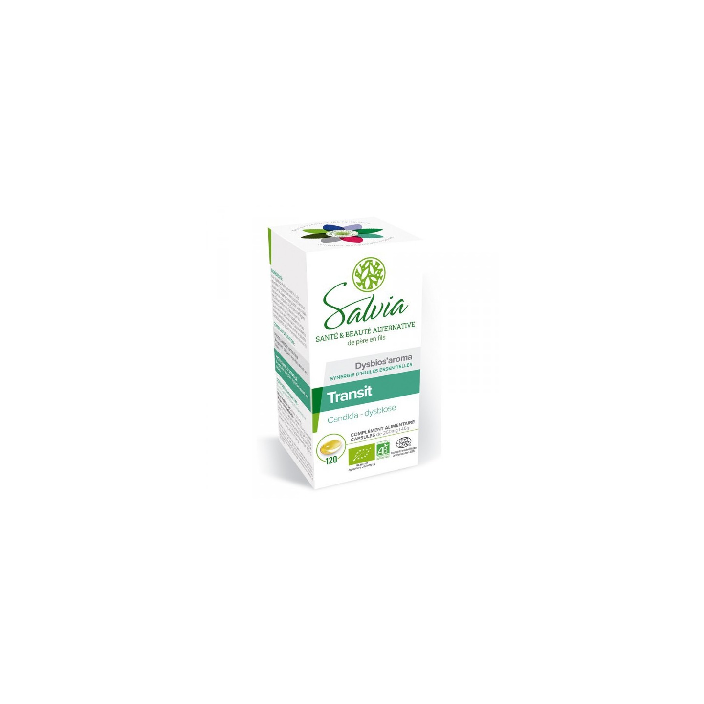 Salvia Nutrition Dysbios'Aroma 120 Gélules
