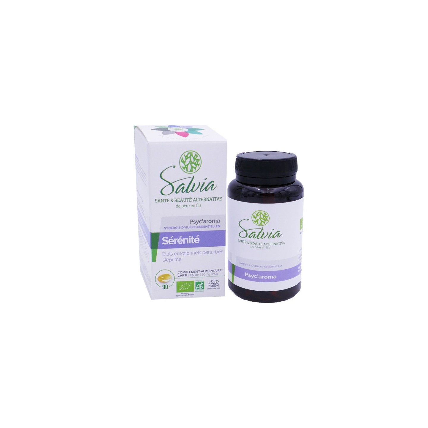 Salvia Psyc'Aroma sérénité - 90 capsules