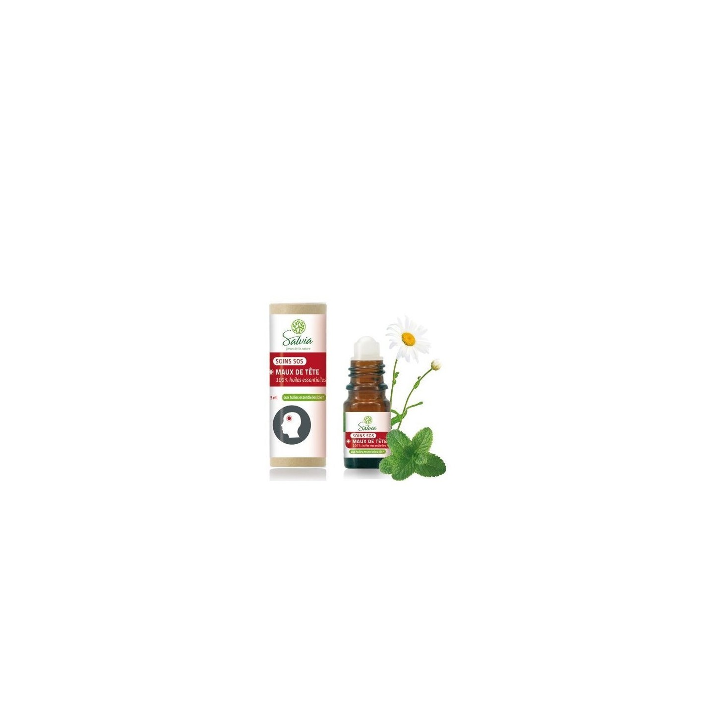 Salvia Roll-on SOS Maux de tête - 15ml
