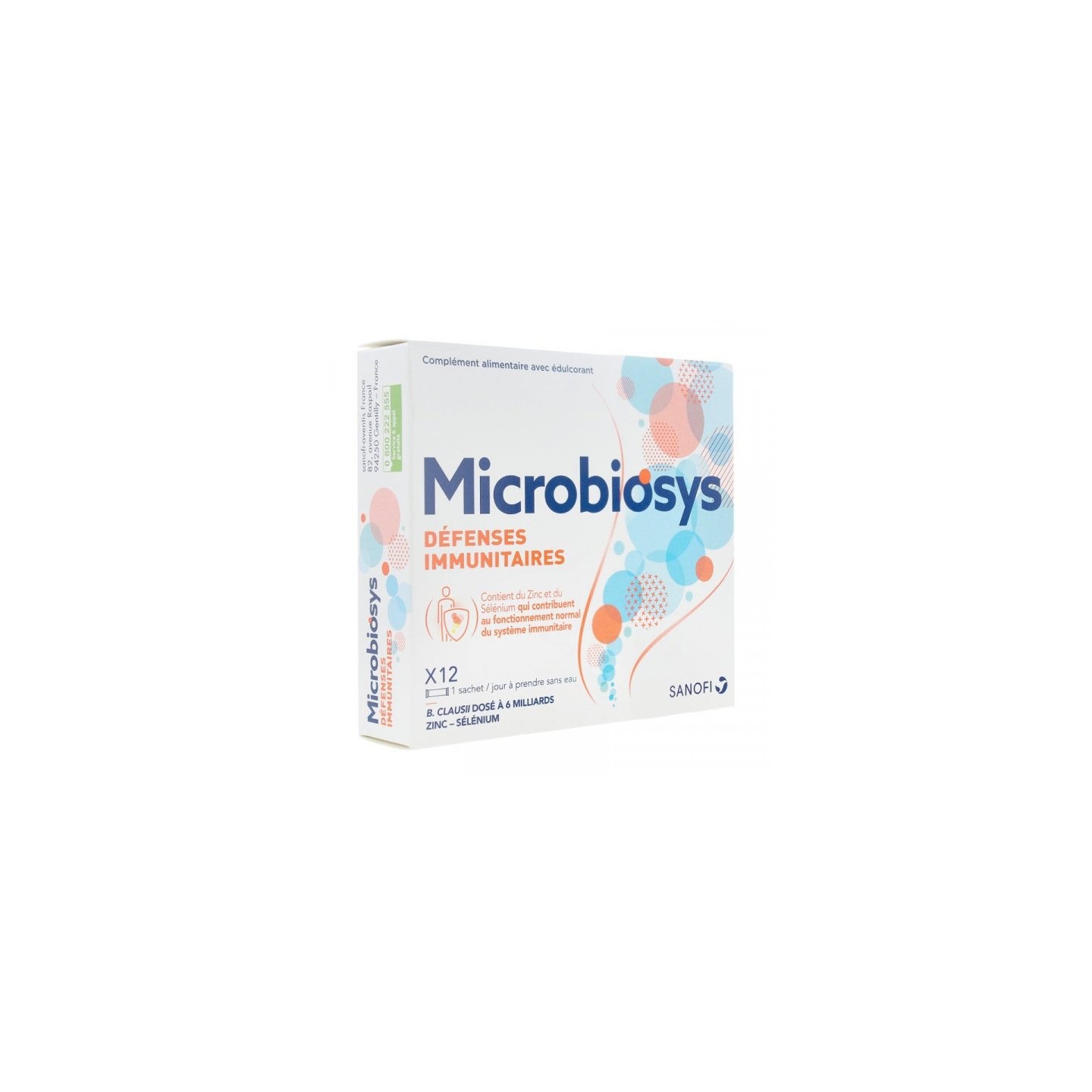 Sanofi Microbiosys Défenses immunitaires - 12 sachets