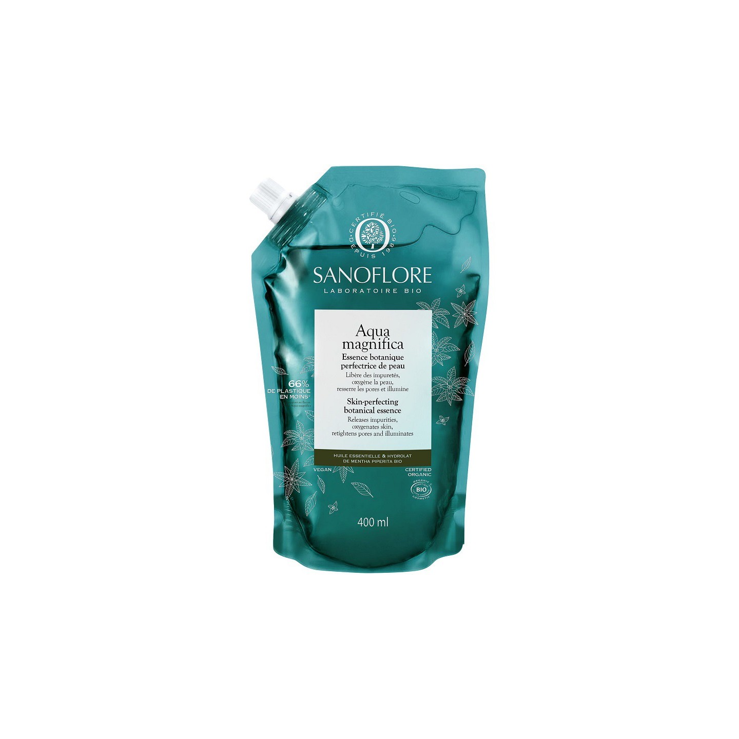 Sanoflore Aqua Magnifica Recharge essence botanique - 400ml