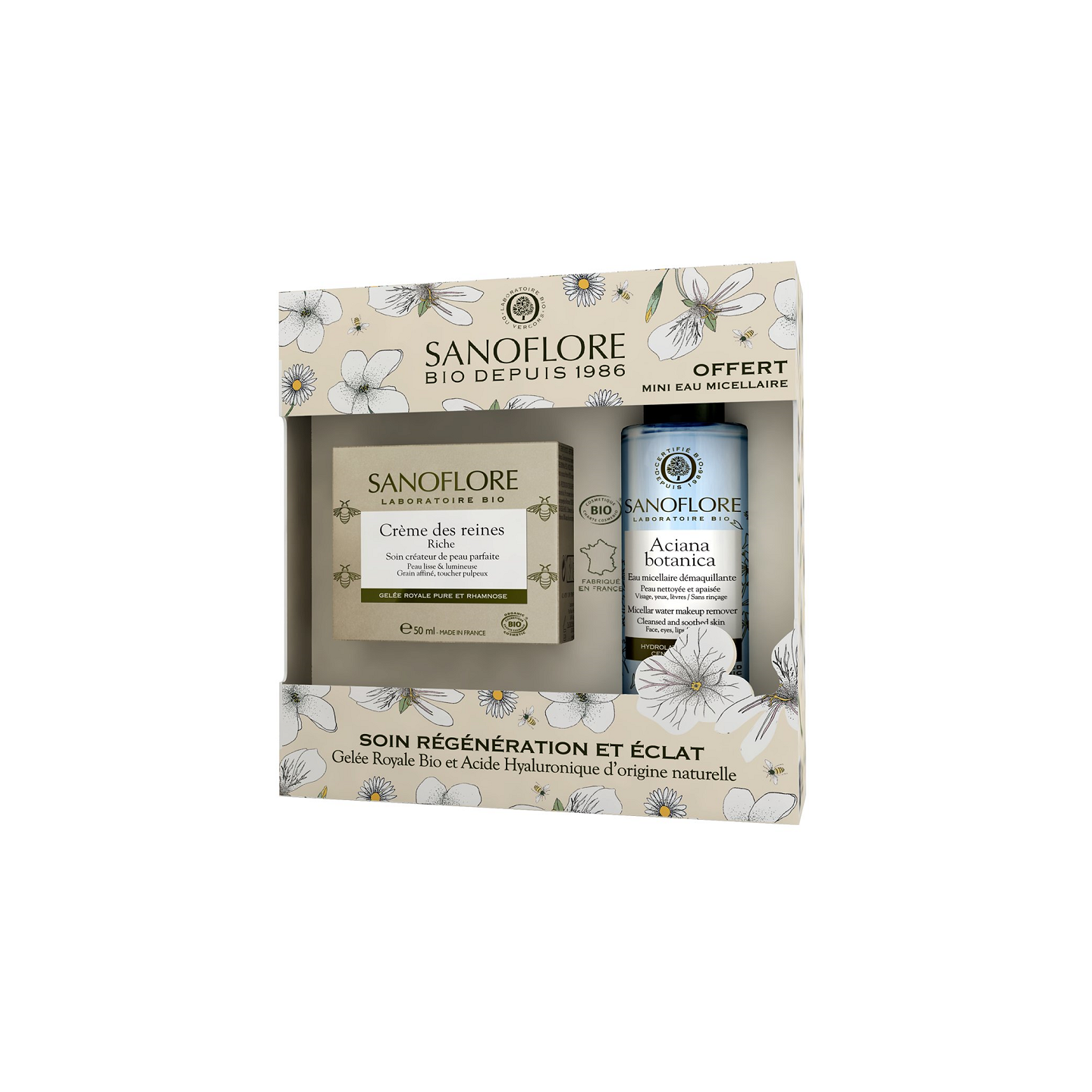 Sanoflore Coffret Crème des reines riche certifié Bio