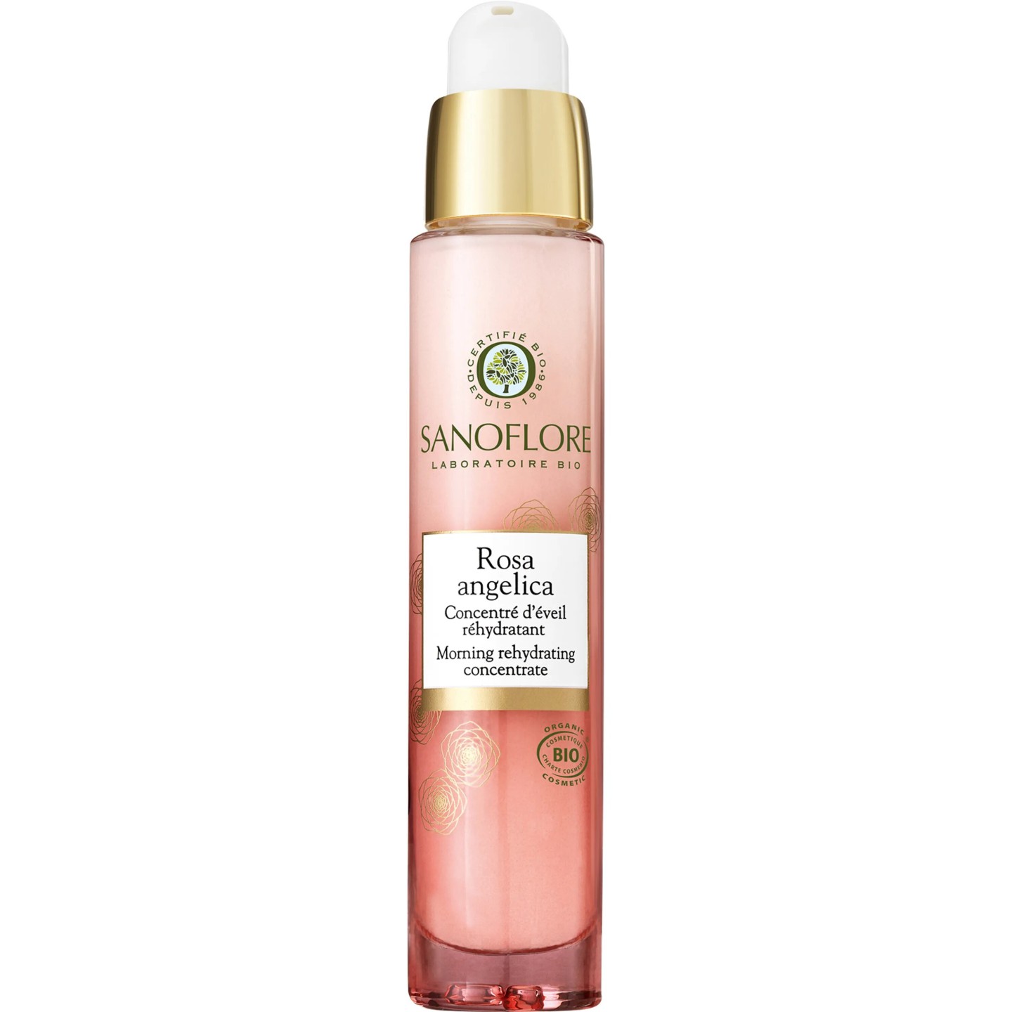 Sanoflore Concentré d'éveil ré-hydratant Rosa Angelica Bio - 30ml