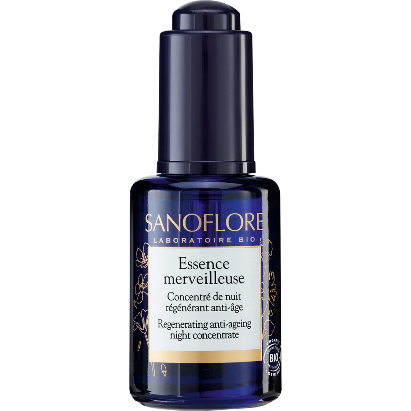 Sanoflore Concentré de nuit régénérant anti-âge Essence Merveilleuse Bio - 30ml