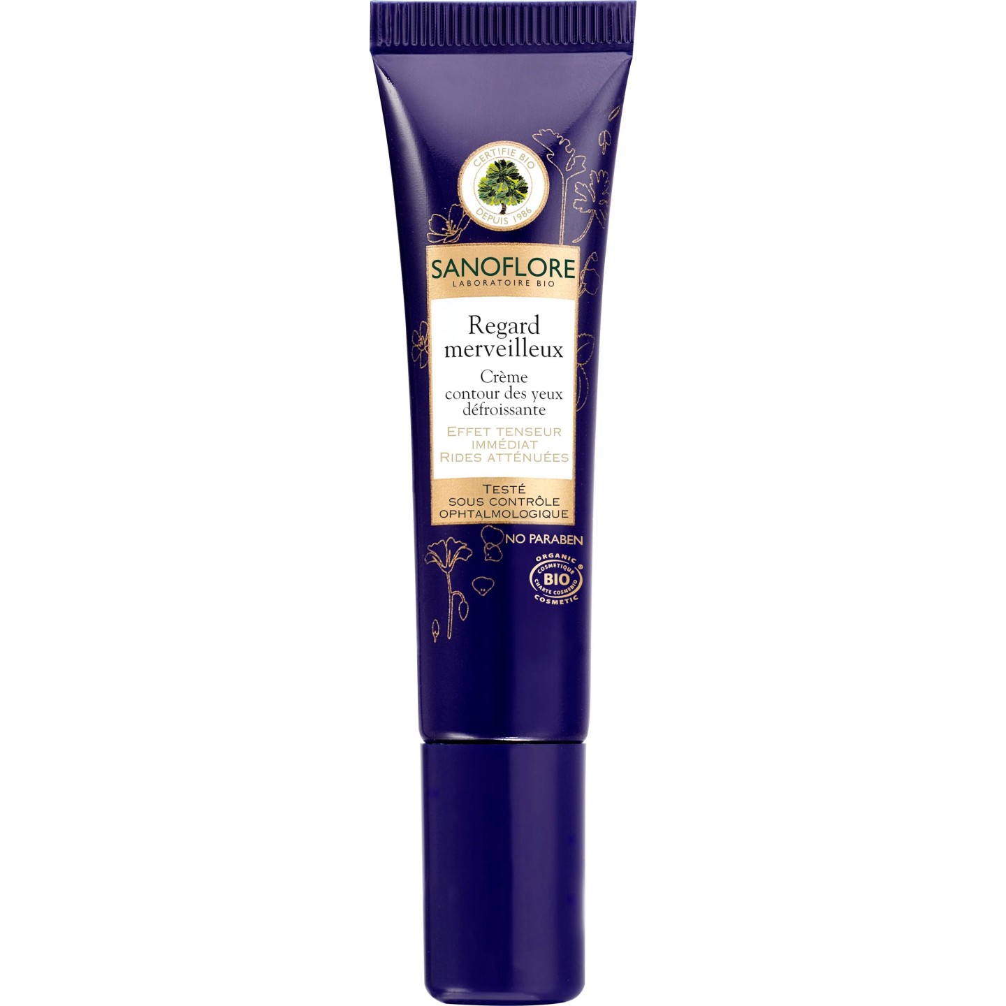 Sanoflore Crème contour des yeux Regard Merveilleux Bio - 15ml