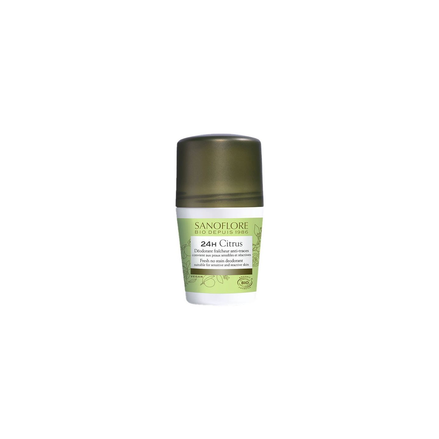 Sanoflore Déodorant efficacité 24h Vent de Citrus Bio - 50ml