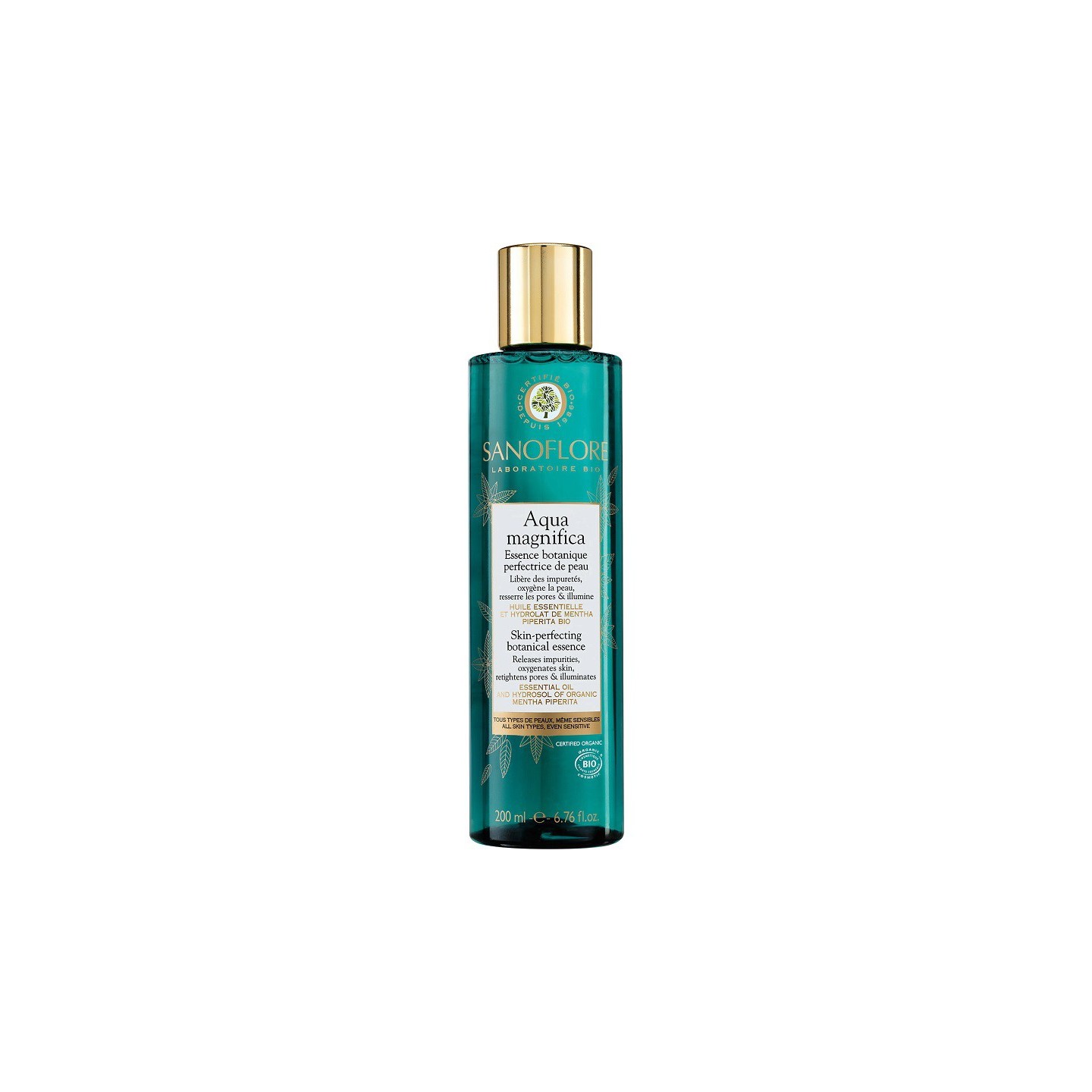 Sanoflore Essence botanique perfectrice de peau Aqua Magnifica Bio - 200ml